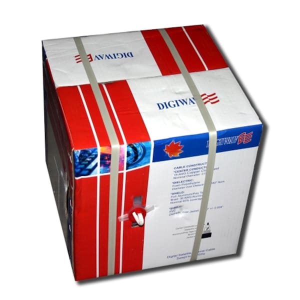 Homevision Technology TygerWire 500-Ft RG6 Coaxial Cable with 60 percent Braid- White RG621500W - main